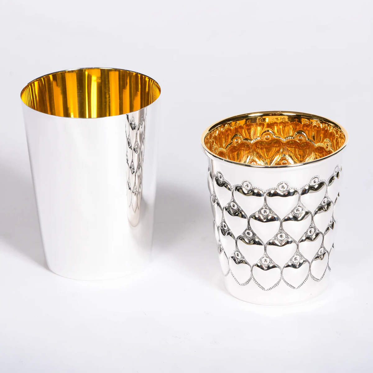 Solid Silver Beakers