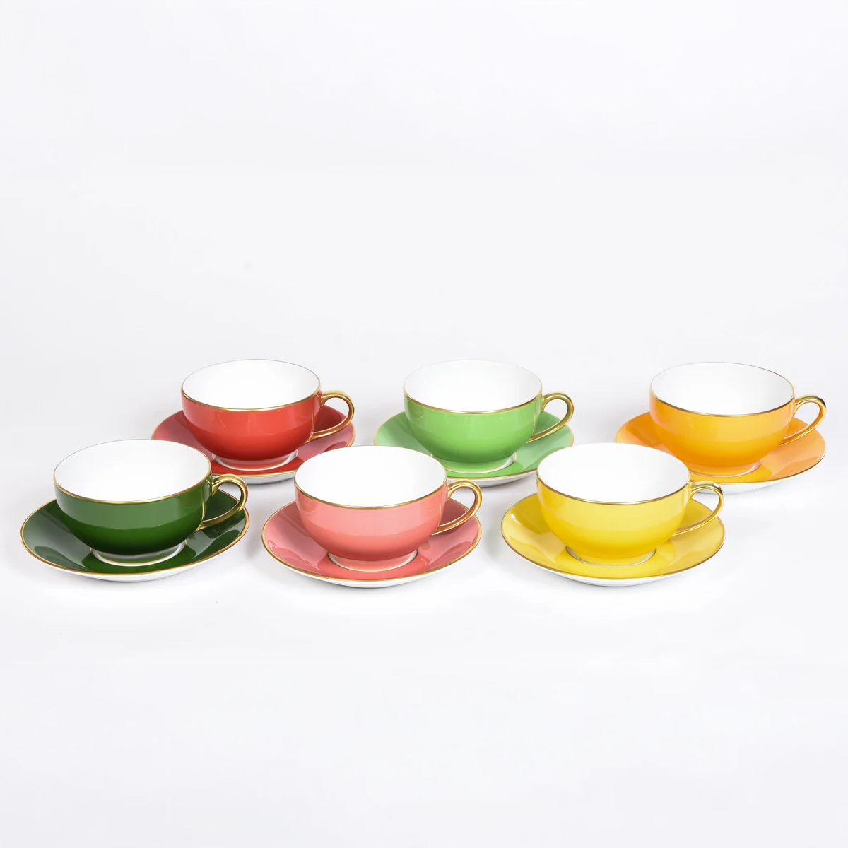 Sous le Soleil Breakfast Cups and Saucers
