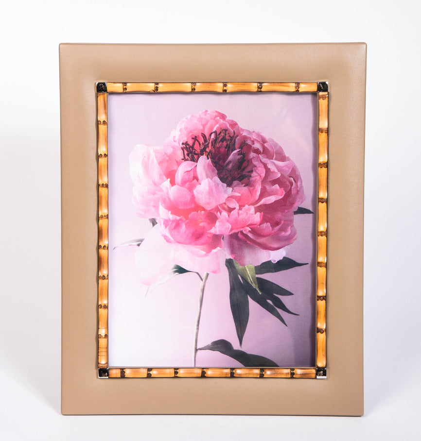 Bamboo and Leather Frames