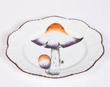 Set of 6 Pinto Mushroom Dinner Plates