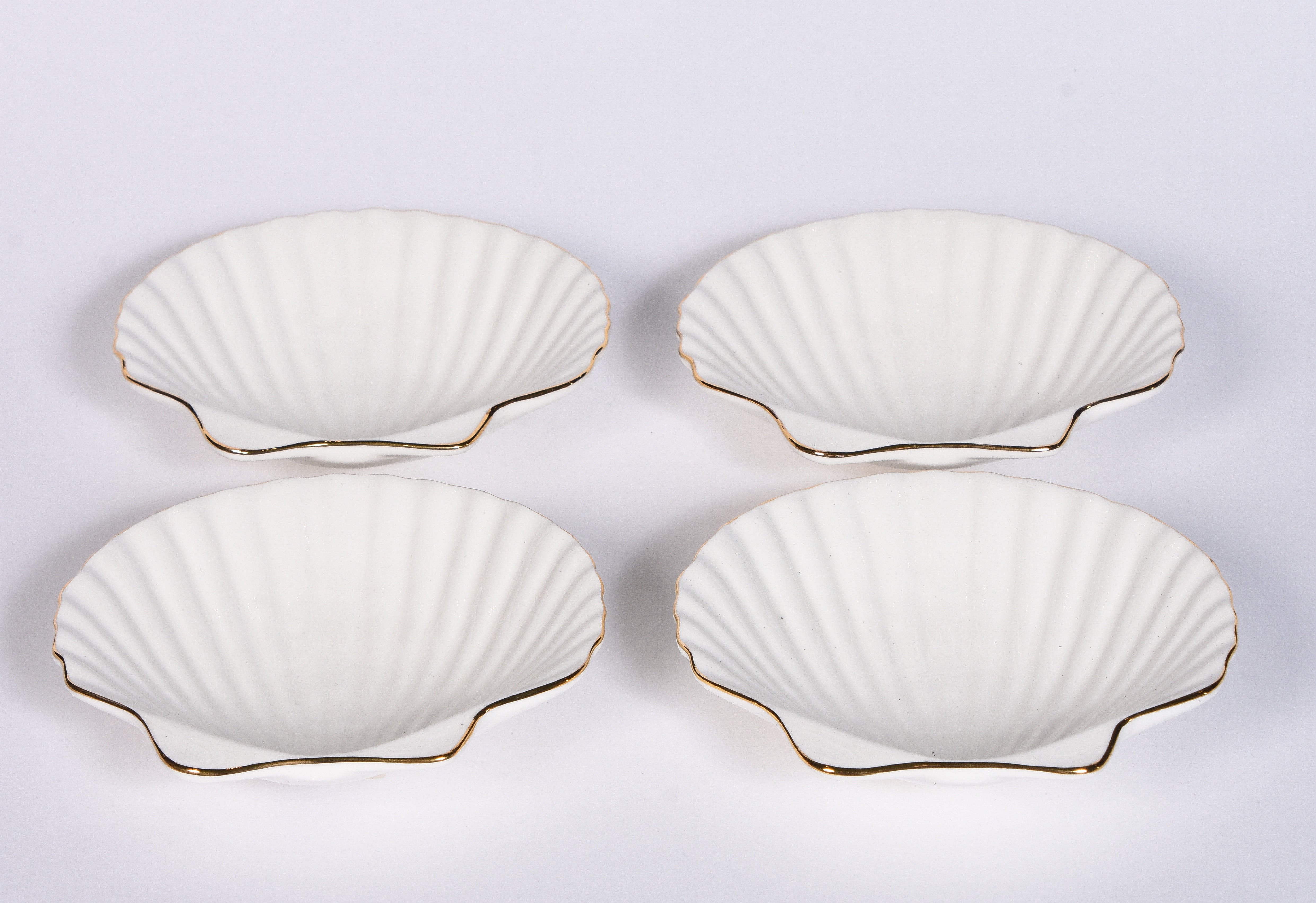 AERIN Shell Appetizer Plates
