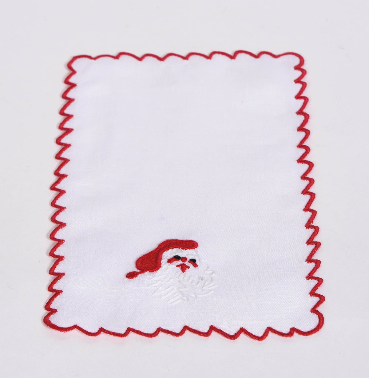 Set of 4 Santa Cocktail Napkins