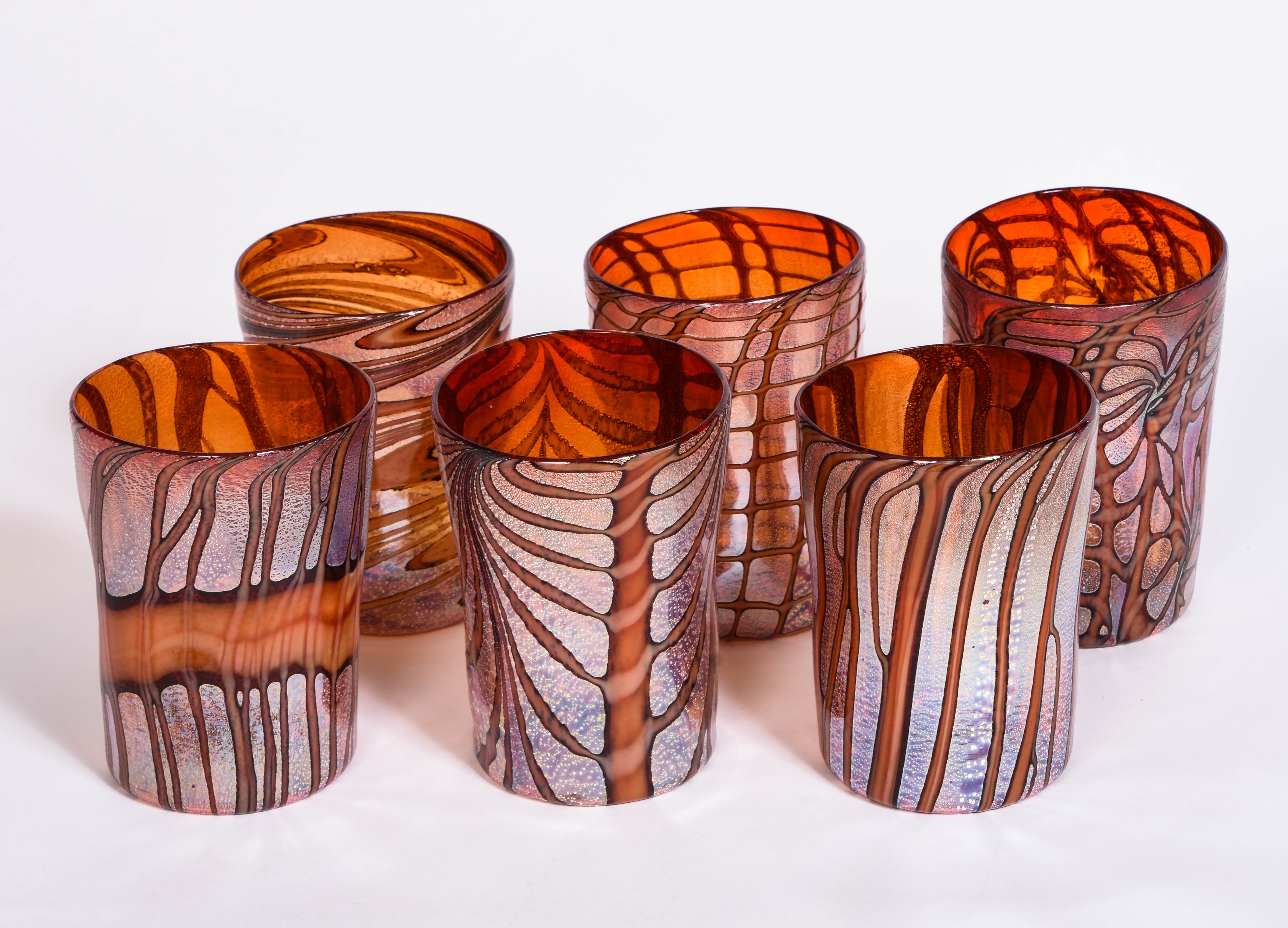 Amber Murano Glassware