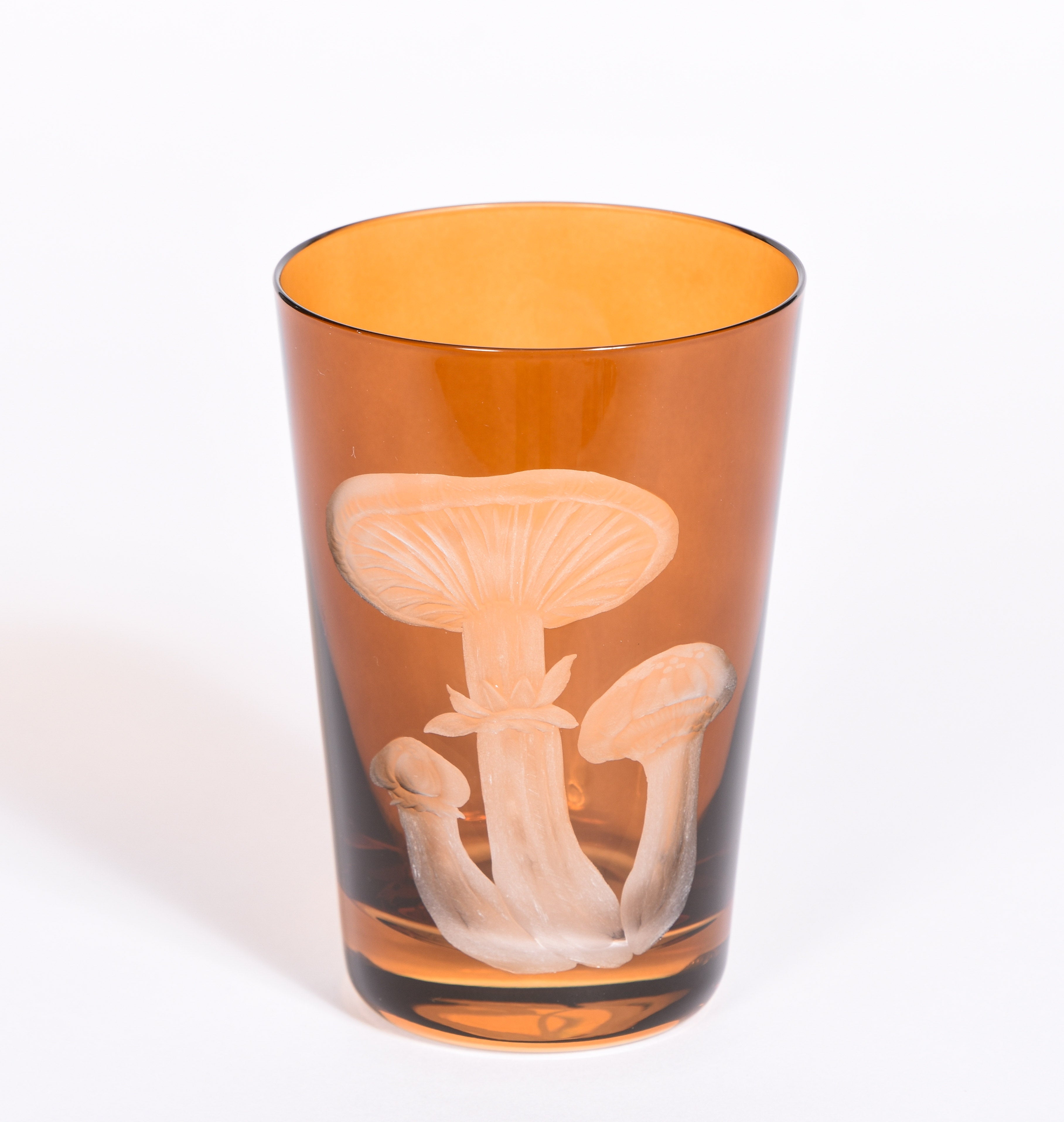 Artel Mushroom Tumblers in Walnut