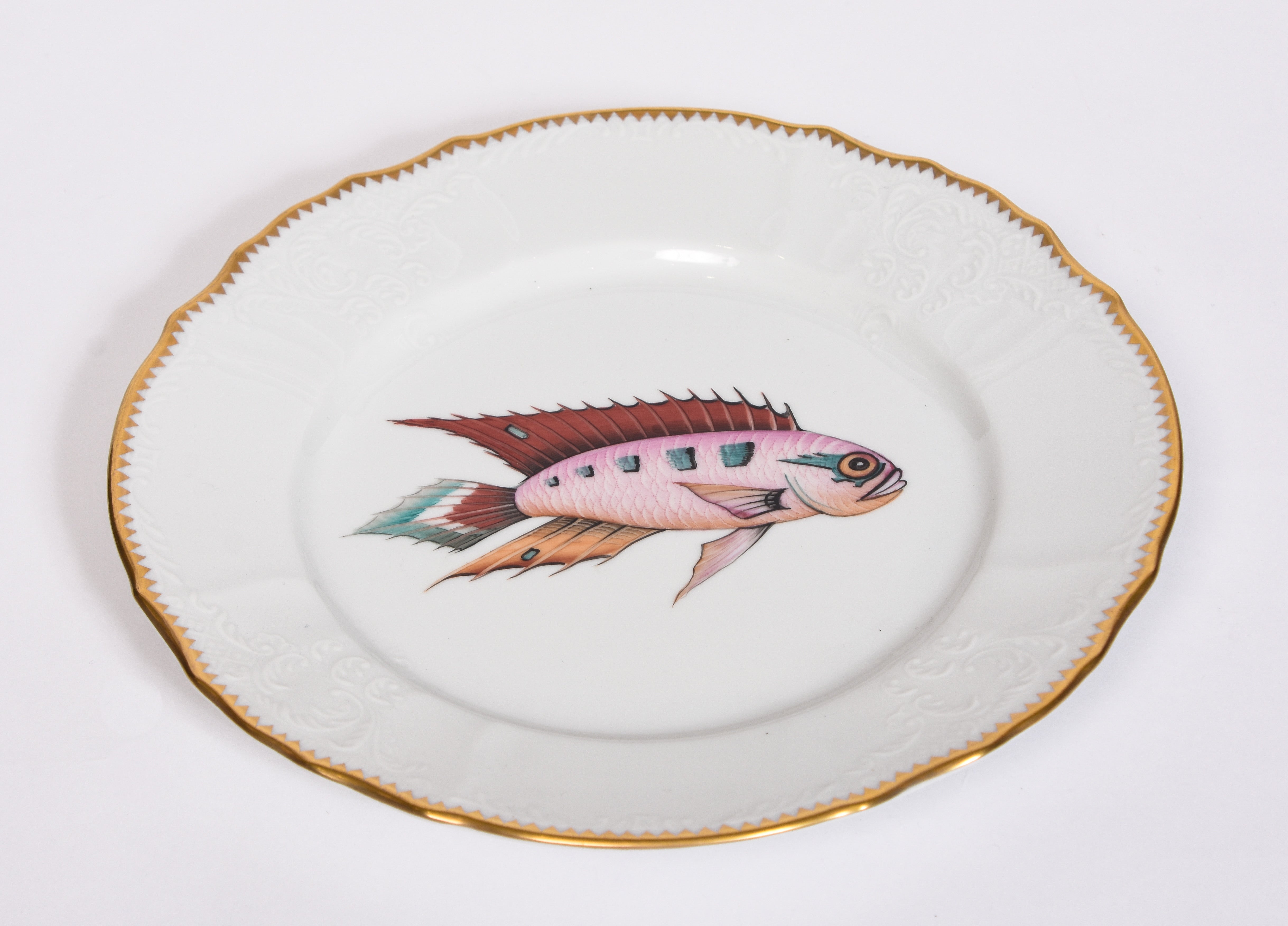 Anna Weatherley Set of 6 Fish Plates