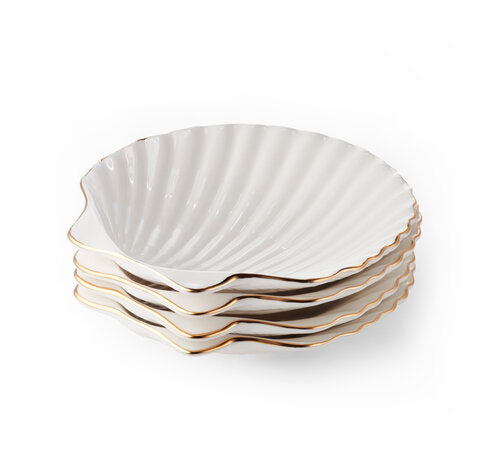AERIN Shell Appetizer Plates
