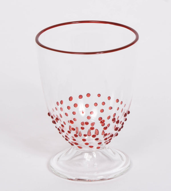 Red Dot Wine Glass
