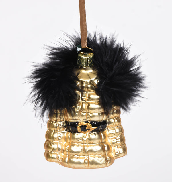 Gold Jacket Christmas Decoration