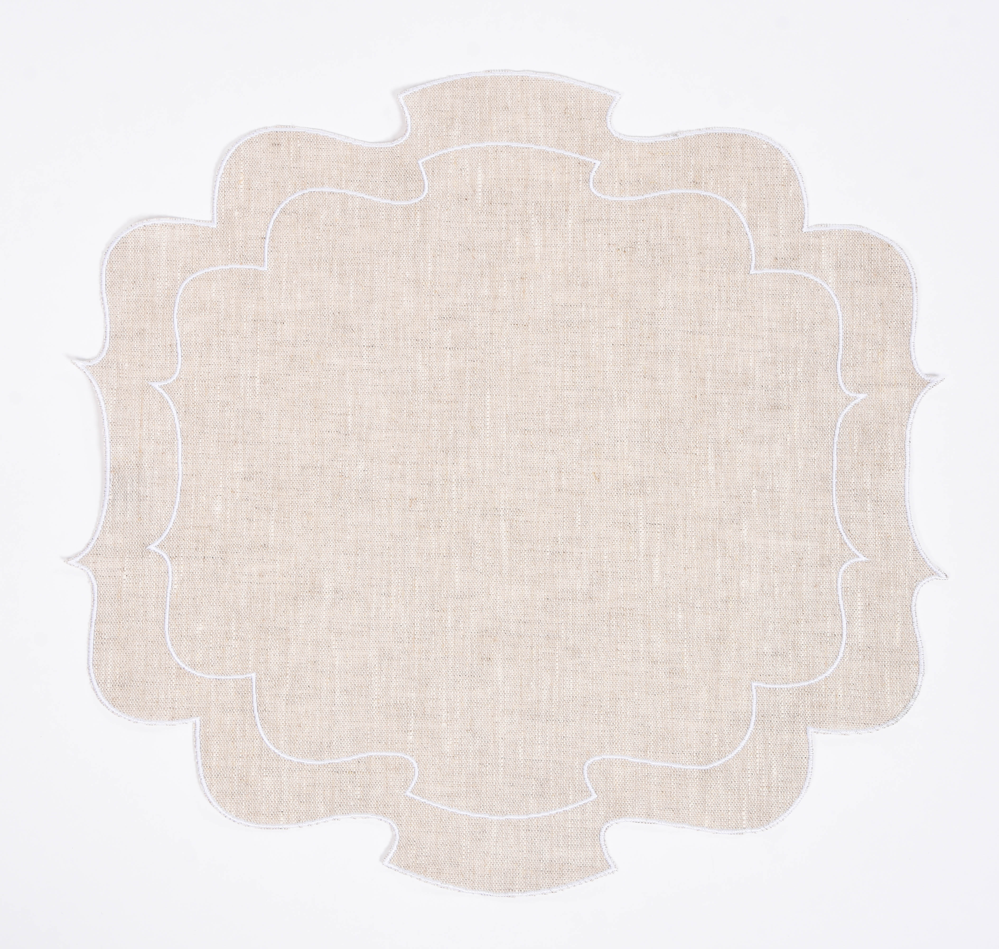 Curly Waxed Linen Placemat