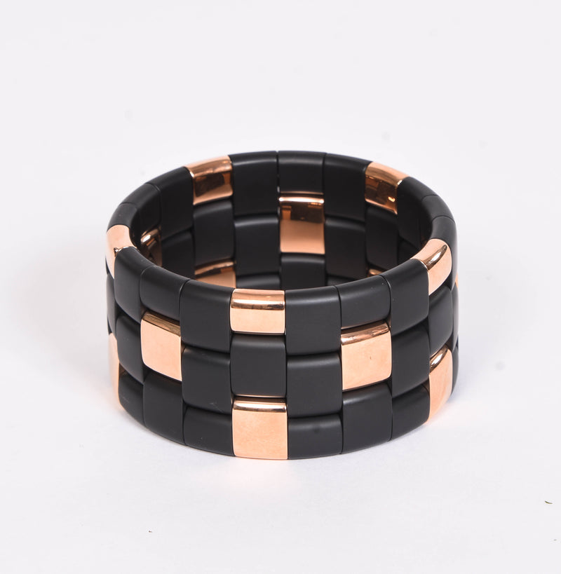 Rose Gold & Ceramic Bracelets