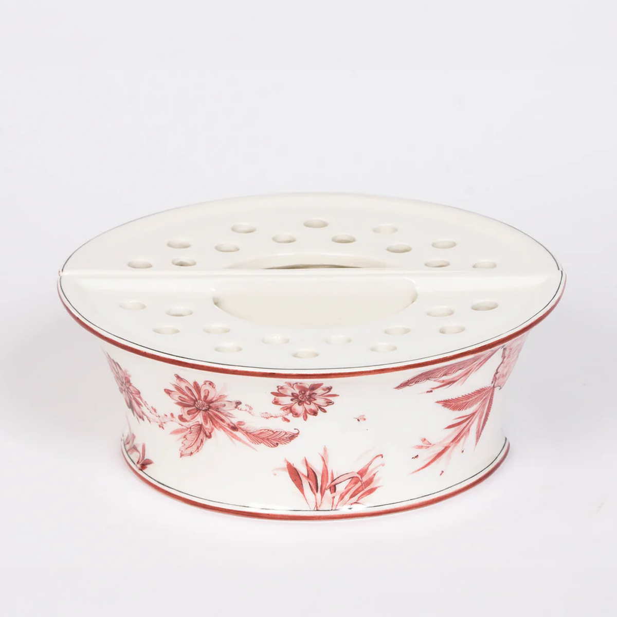 A Pair of Rocaille Half Moon Tulipiere