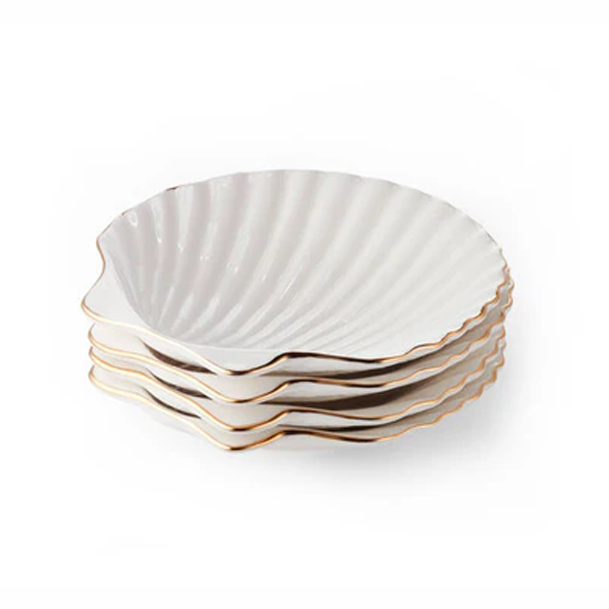 Aerin Shell Appetizer Plates