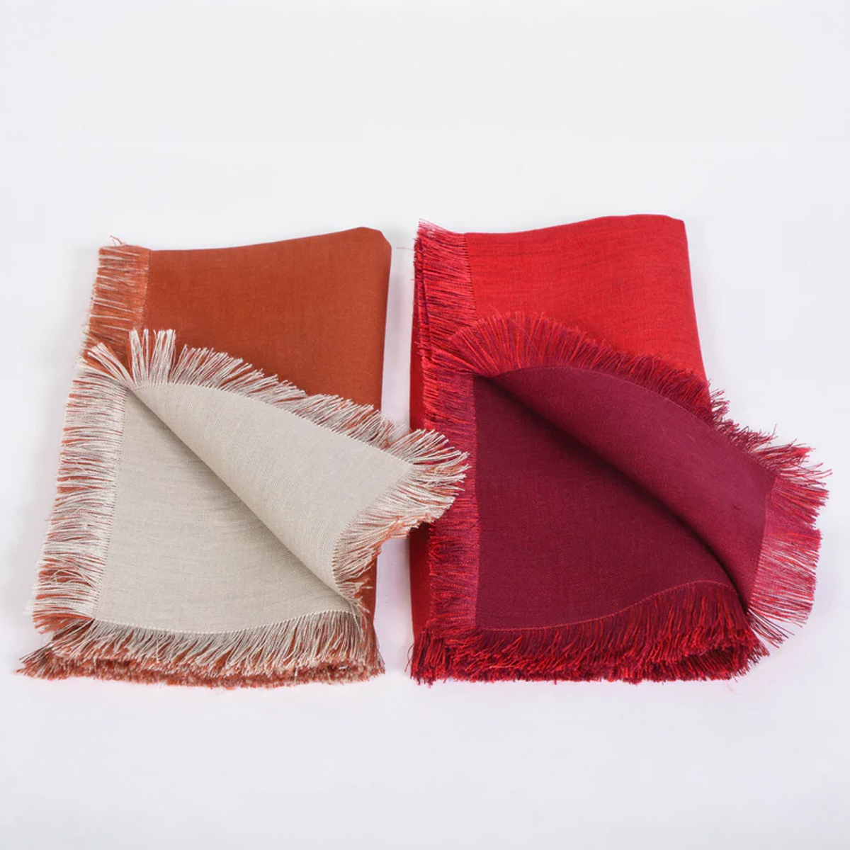 Double Fringe Napkin - Set of 6