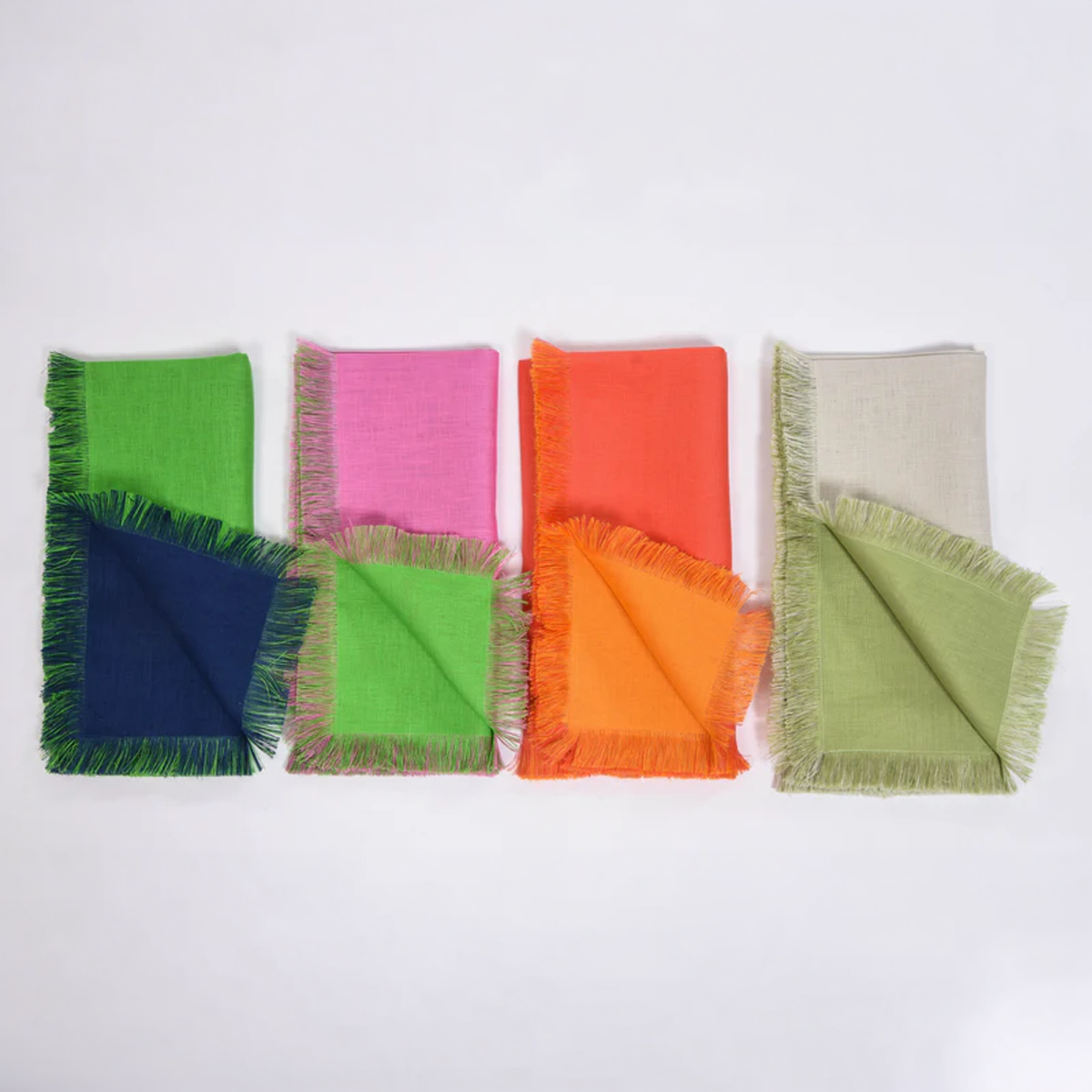 Double Fringe Napkin - Set of 6