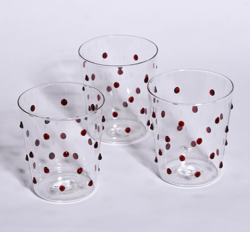 Set of 6 Dot Glasses