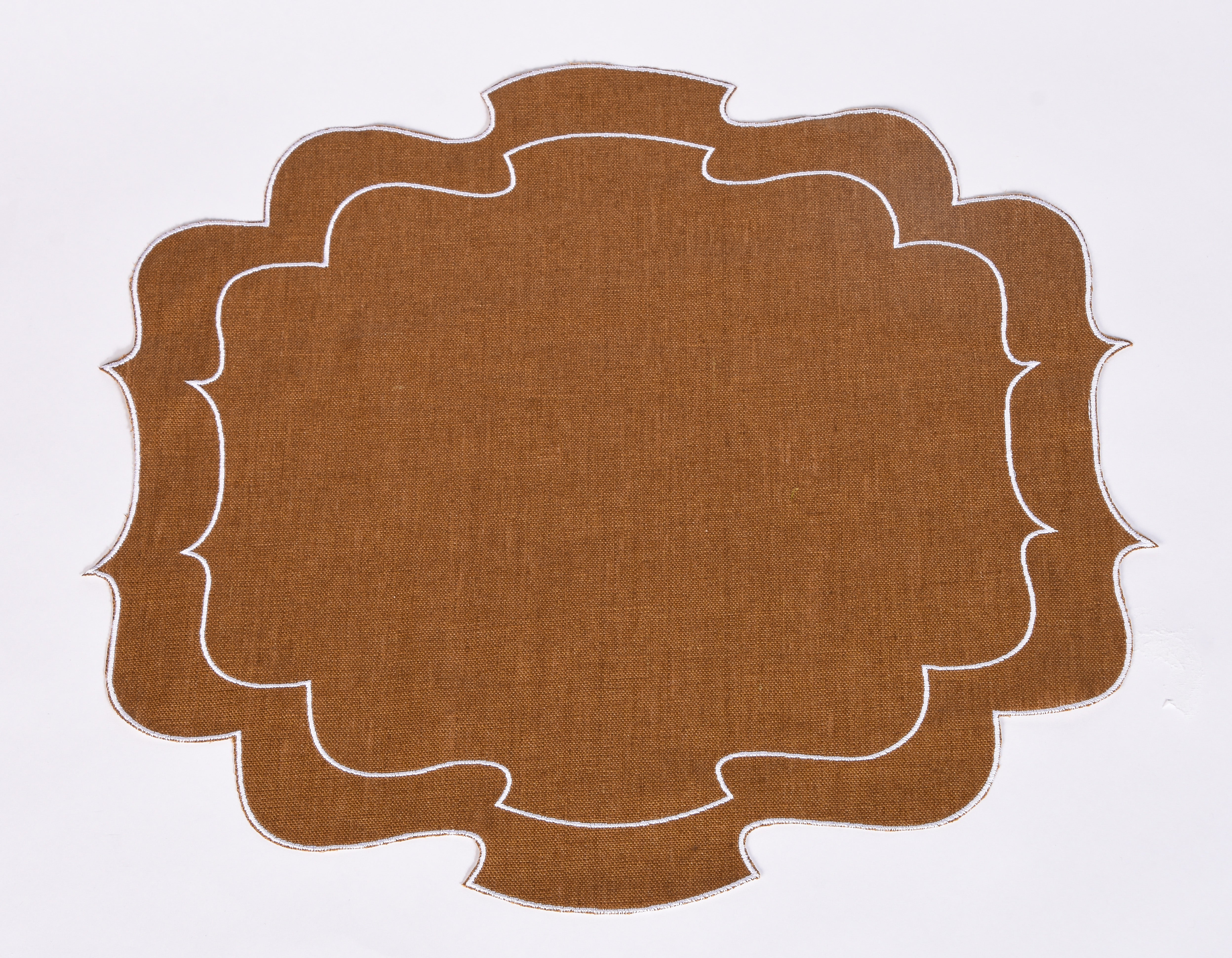 Curly Waxed Linen Placemat