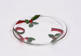 Christmas Ribbon Dessert Plates