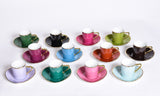 Heart Coffee Cups & Saucers