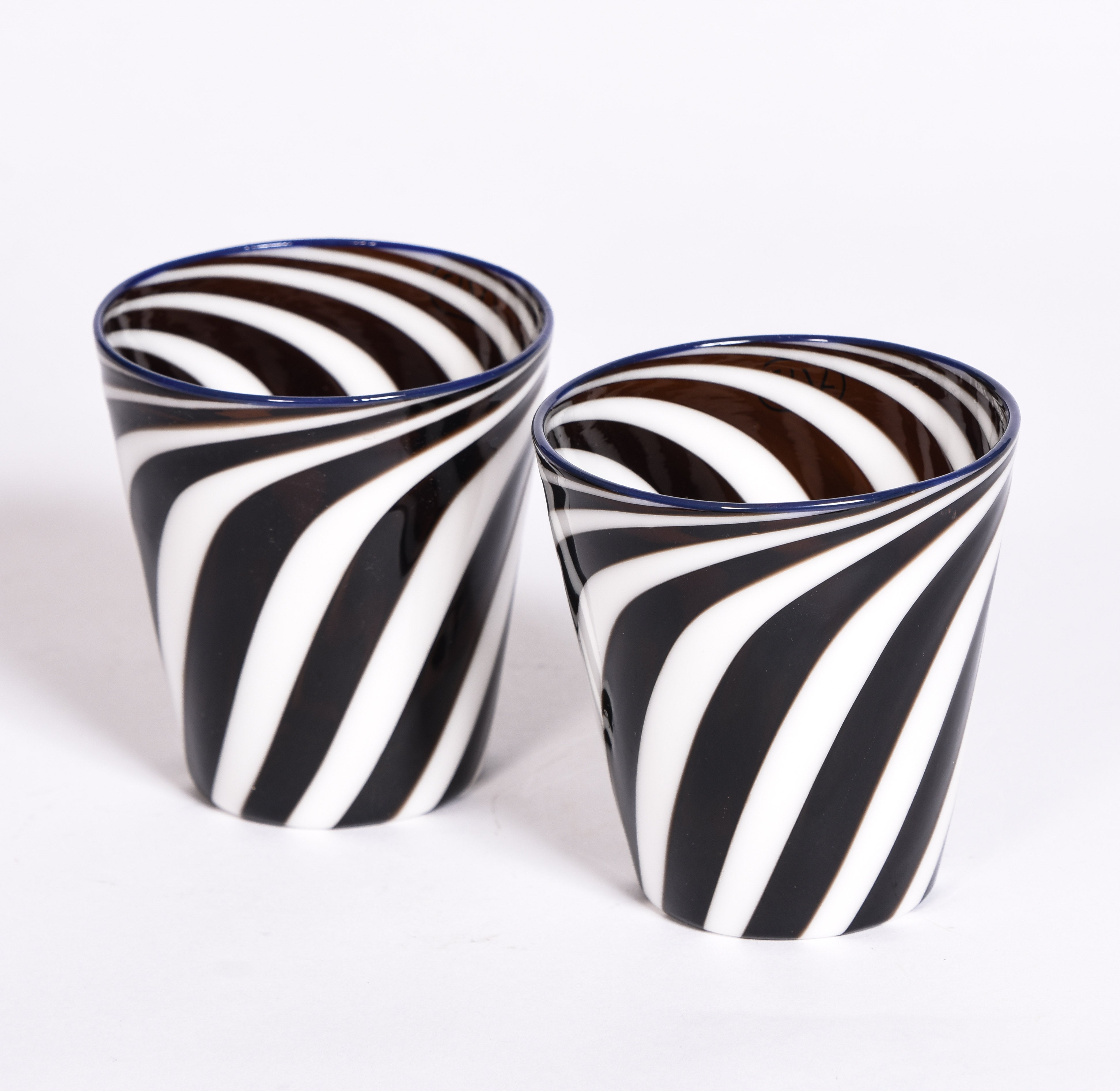 Chocolate Spiral Glassware