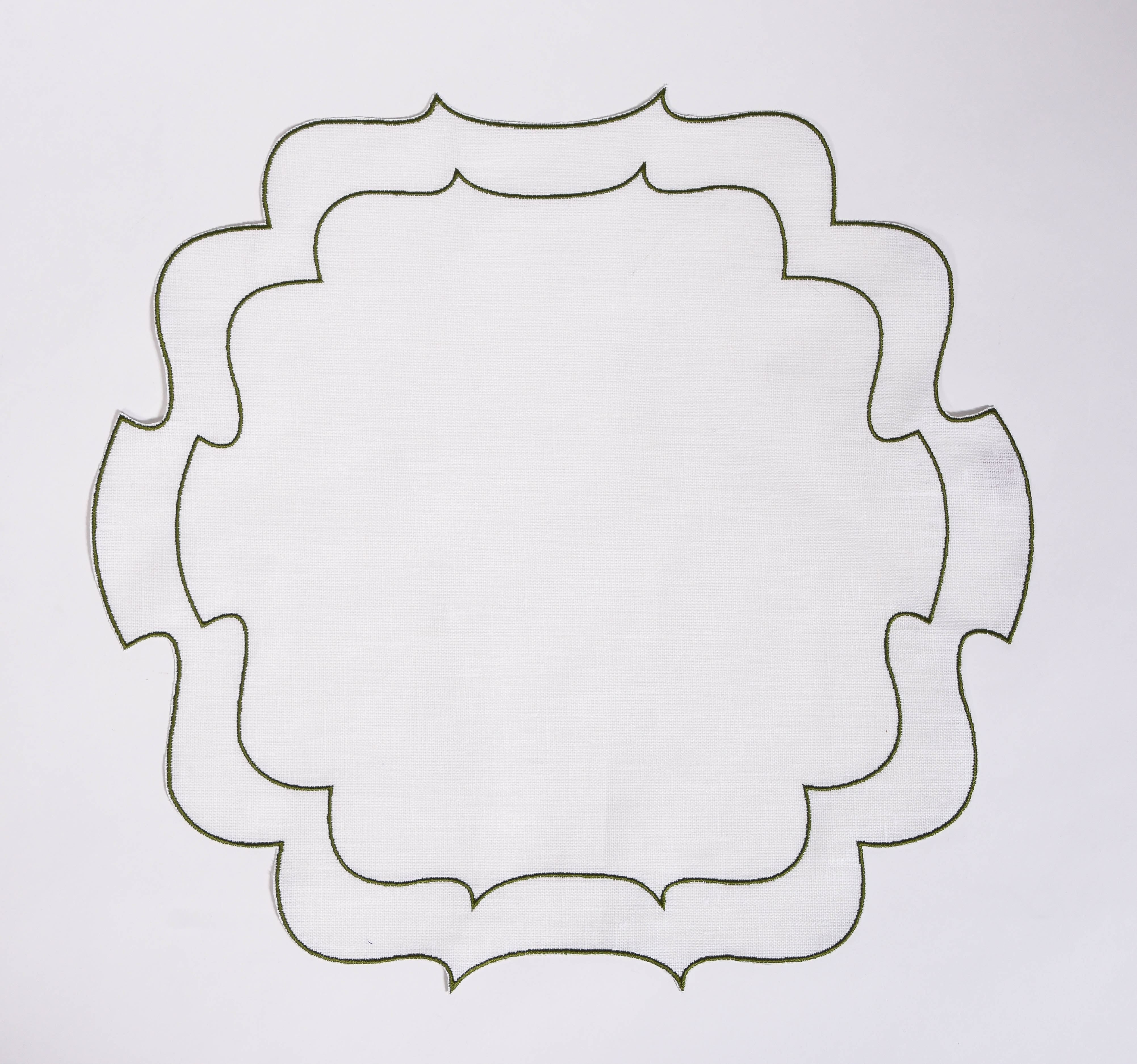 Curly Waxed Linen Placemat