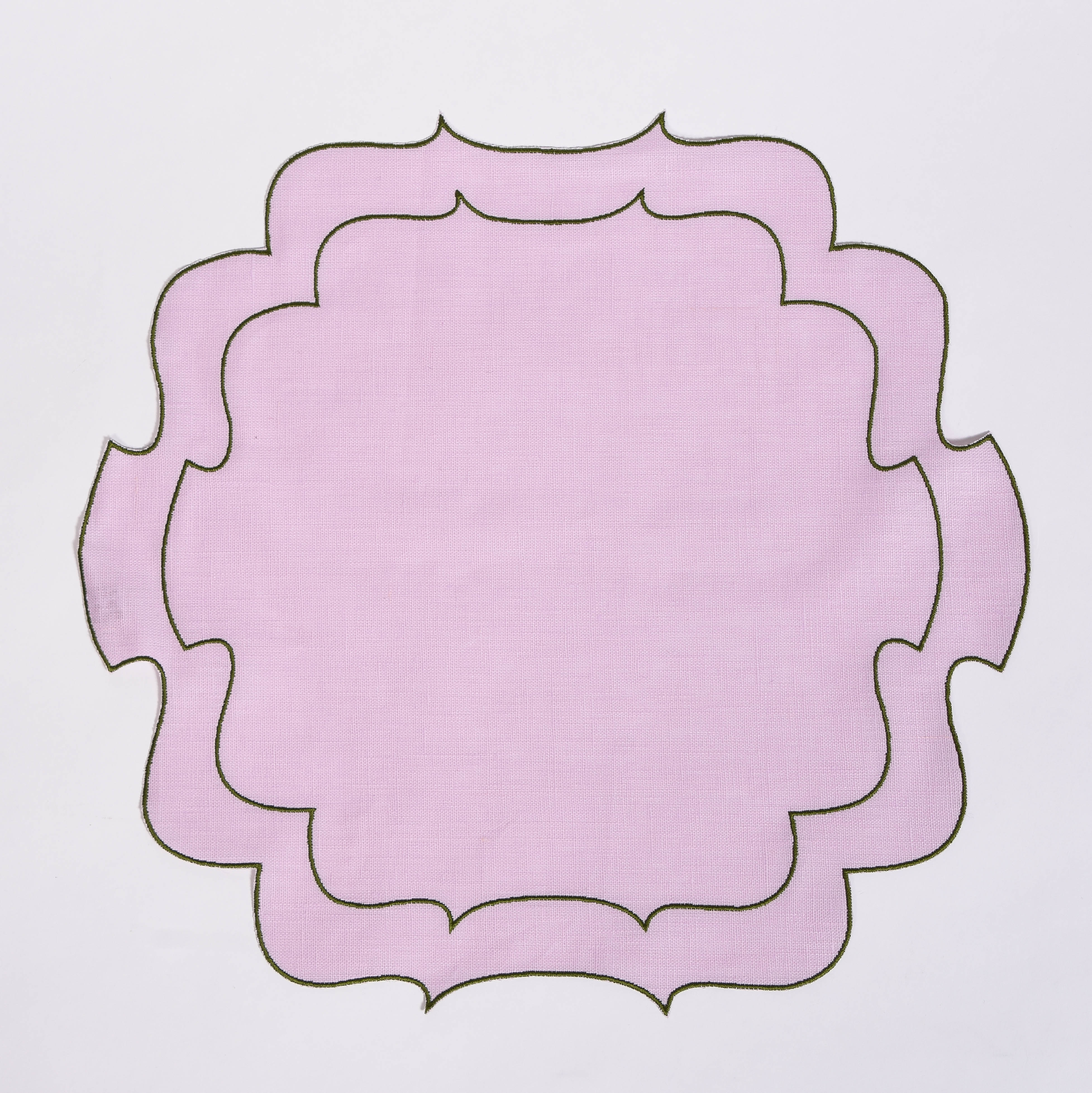 Curly Waxed Linen Placemat