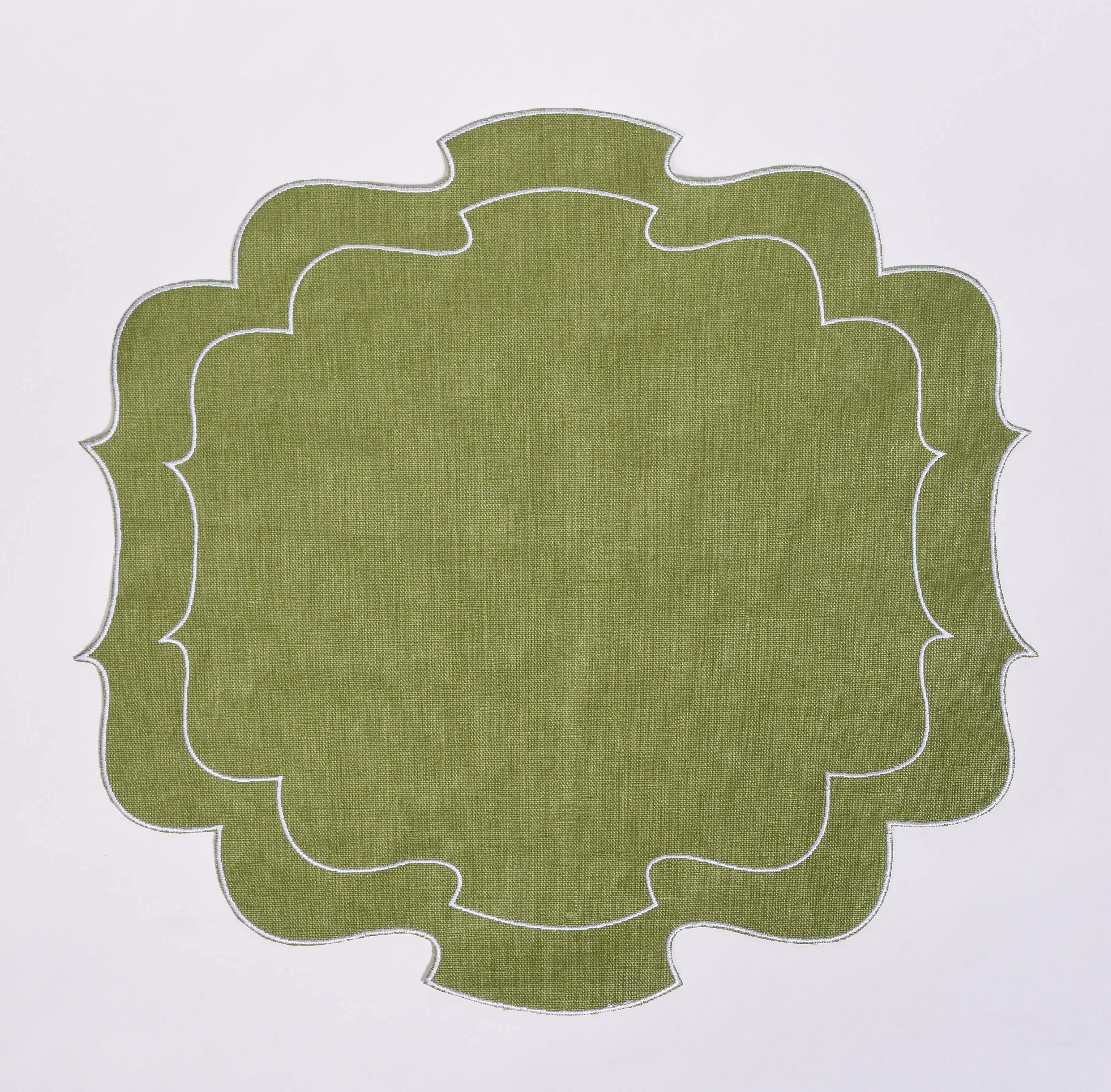 Curly Waxed Linen Placemat