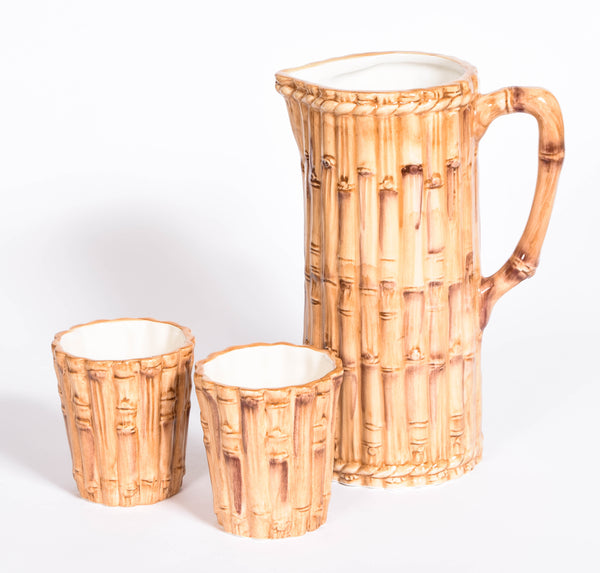 Bamboo Jug and Beakers