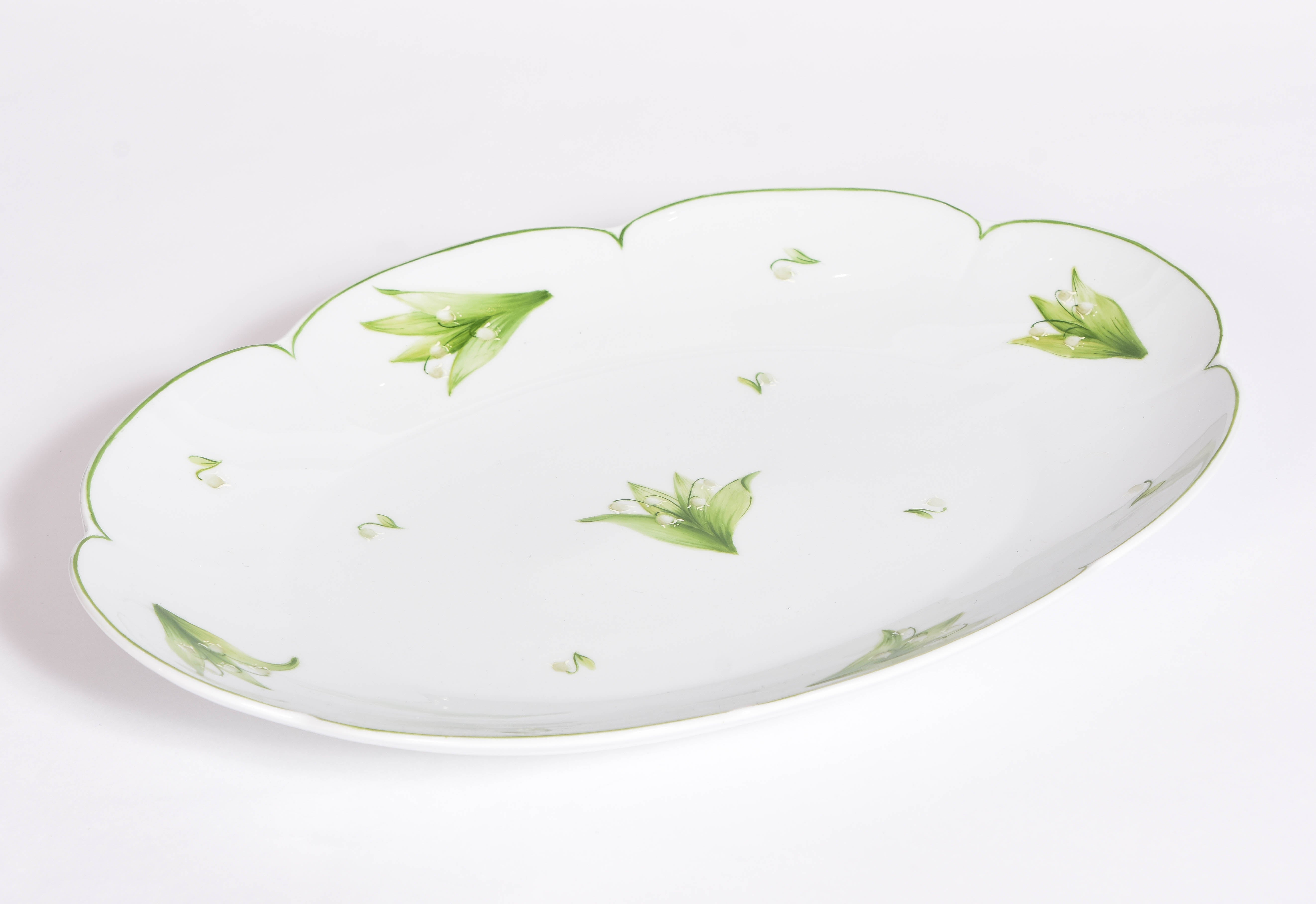 Hand Painted Lily of the Valley Service