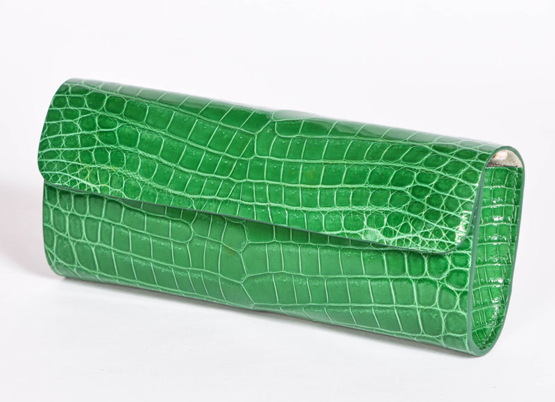 Crocodile clutch sale