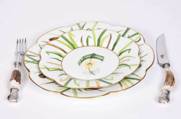 Round of Ducks Dinner Plate