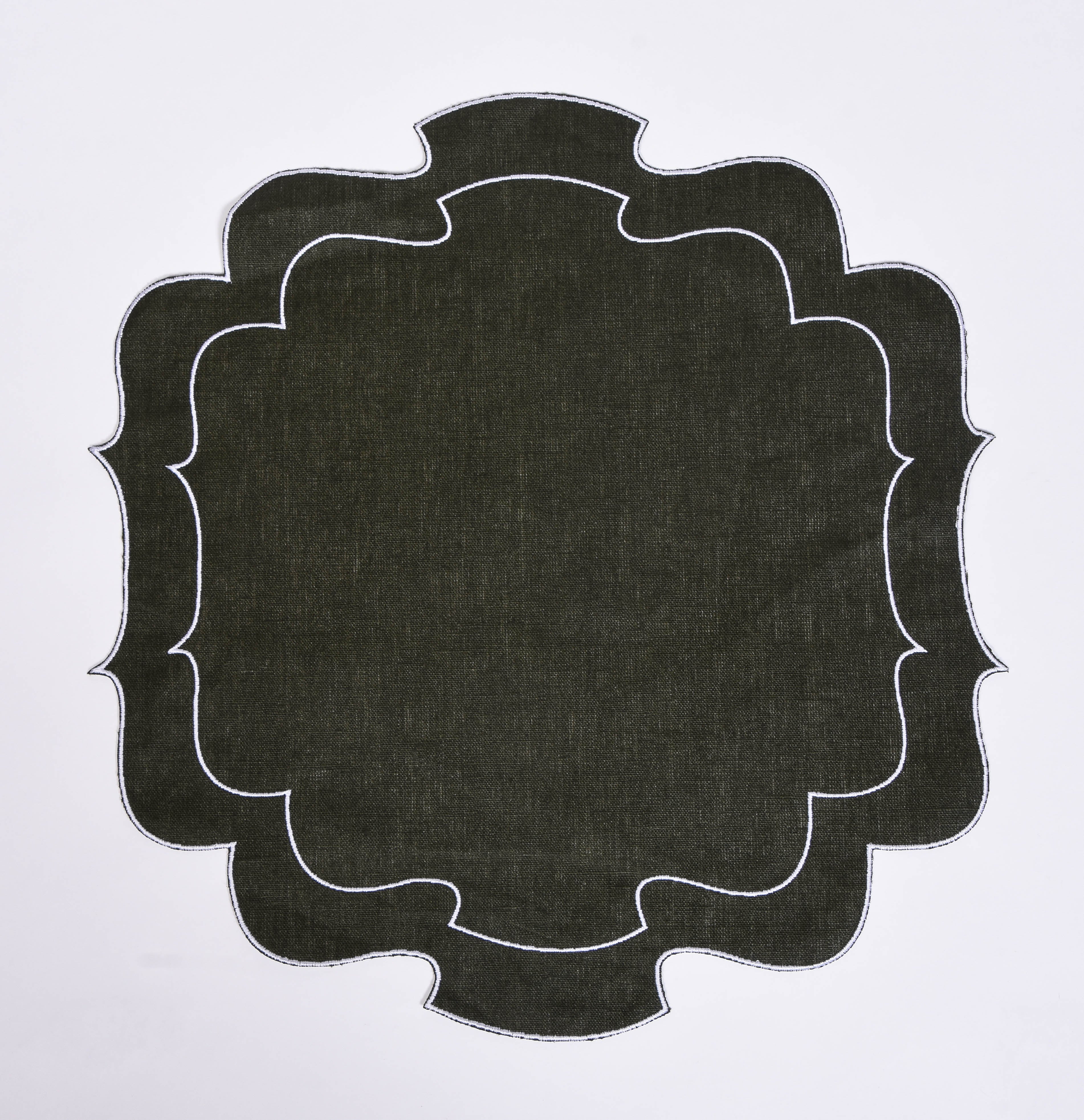 Curly Waxed Linen Placemat