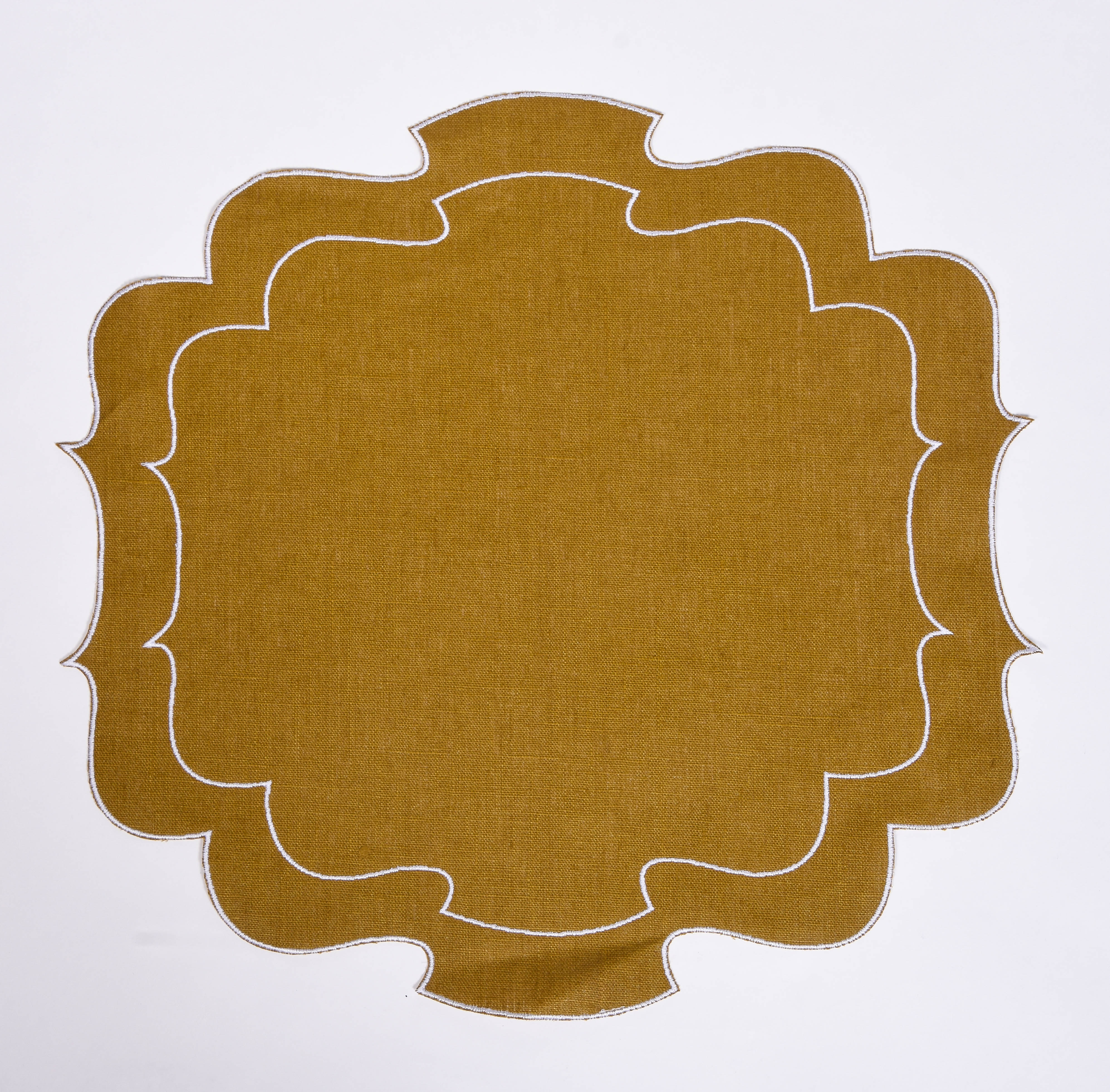 Curly Waxed Linen Placemat