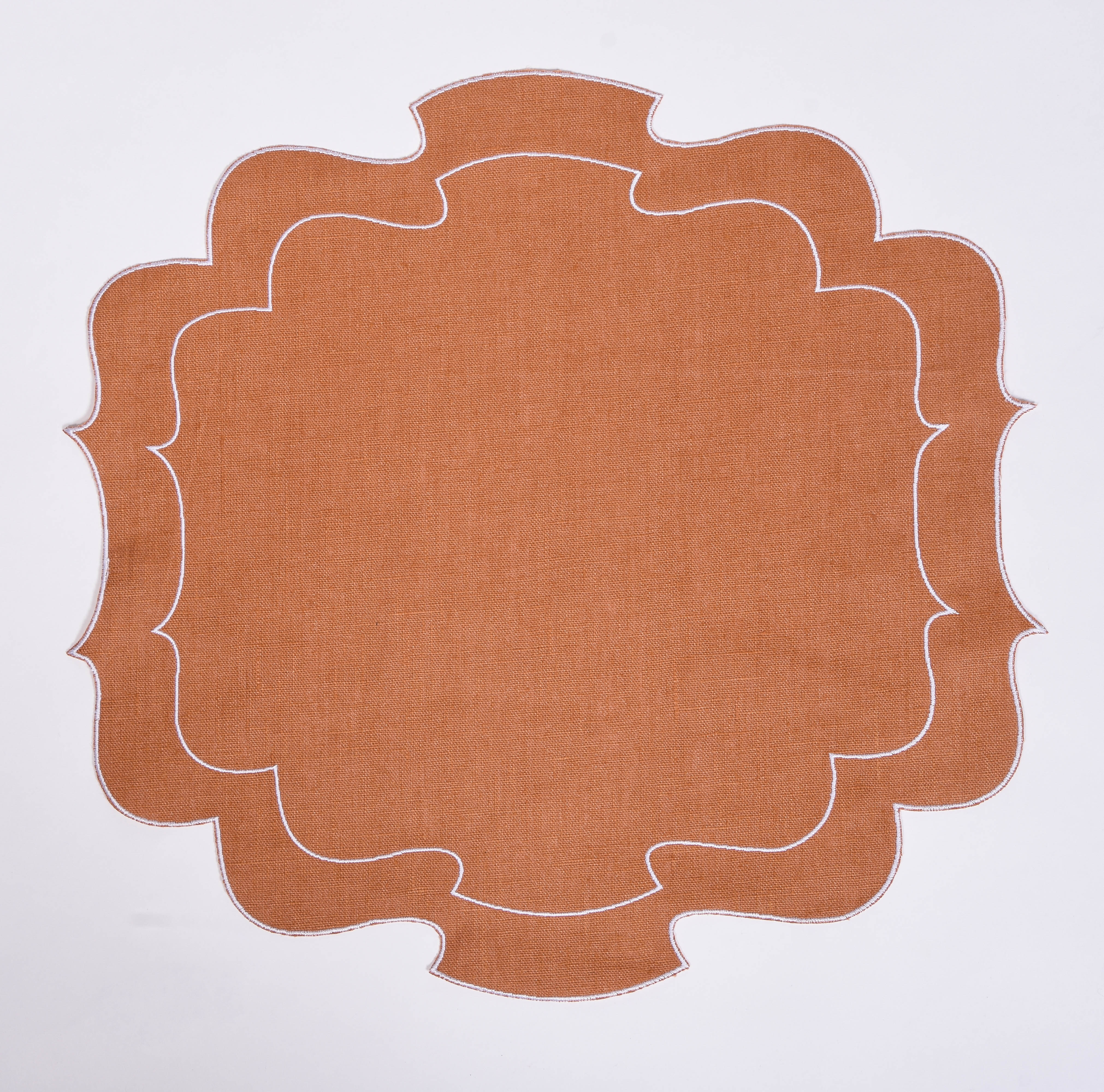 Curly Waxed Linen Placemat