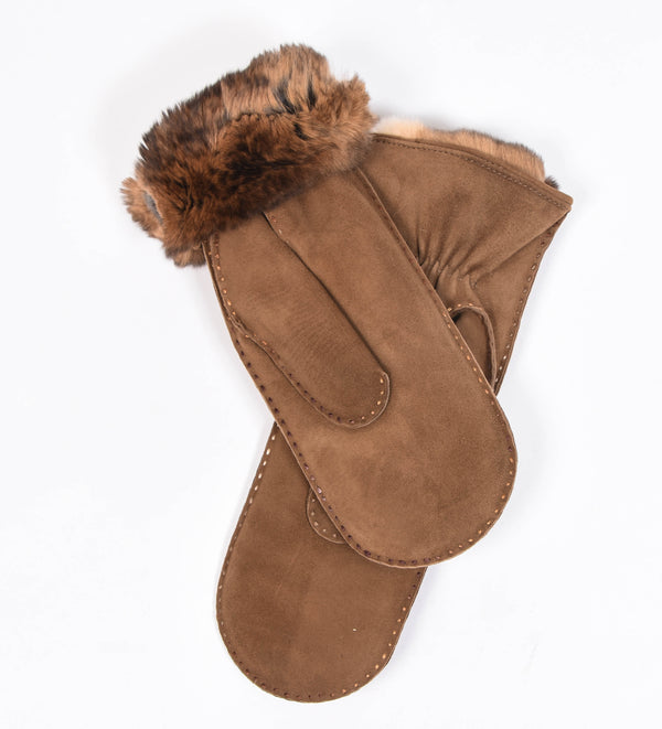 Suede Mittens