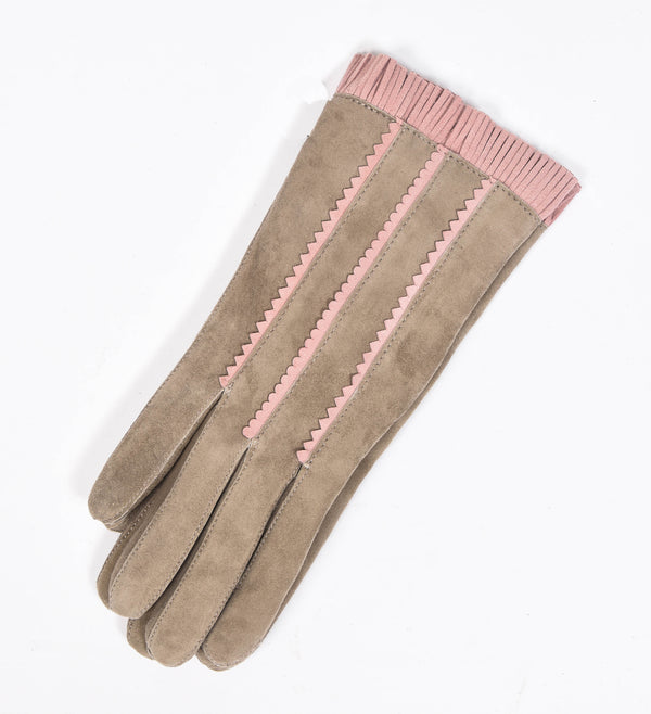 Suede Fringe Gloves