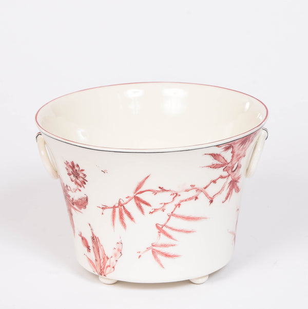 Round Pink Rocaille Cachepot