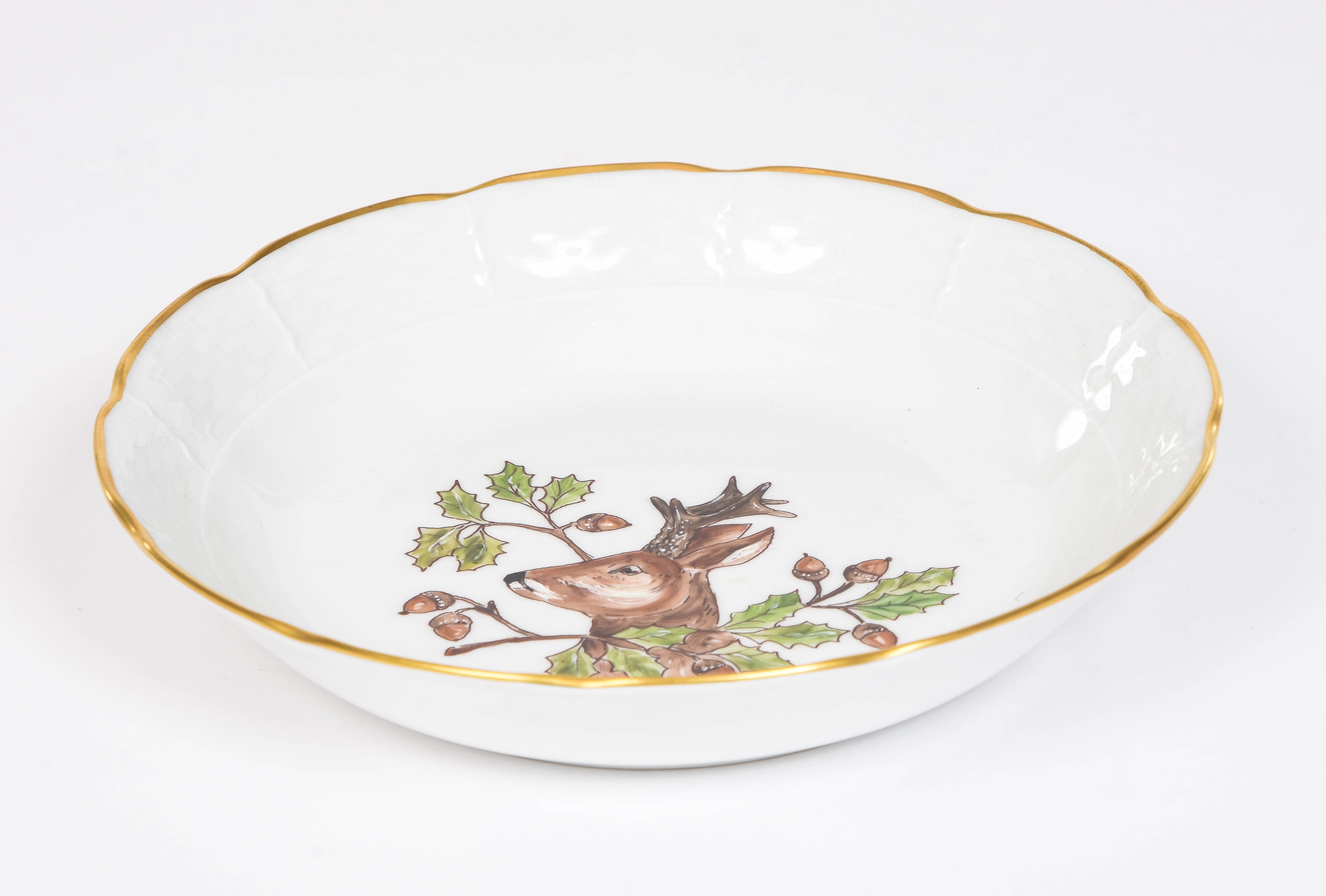 Set of 8 Forest and Mountain Plates