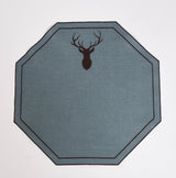 Octavia Placemat with Embroidered Motif