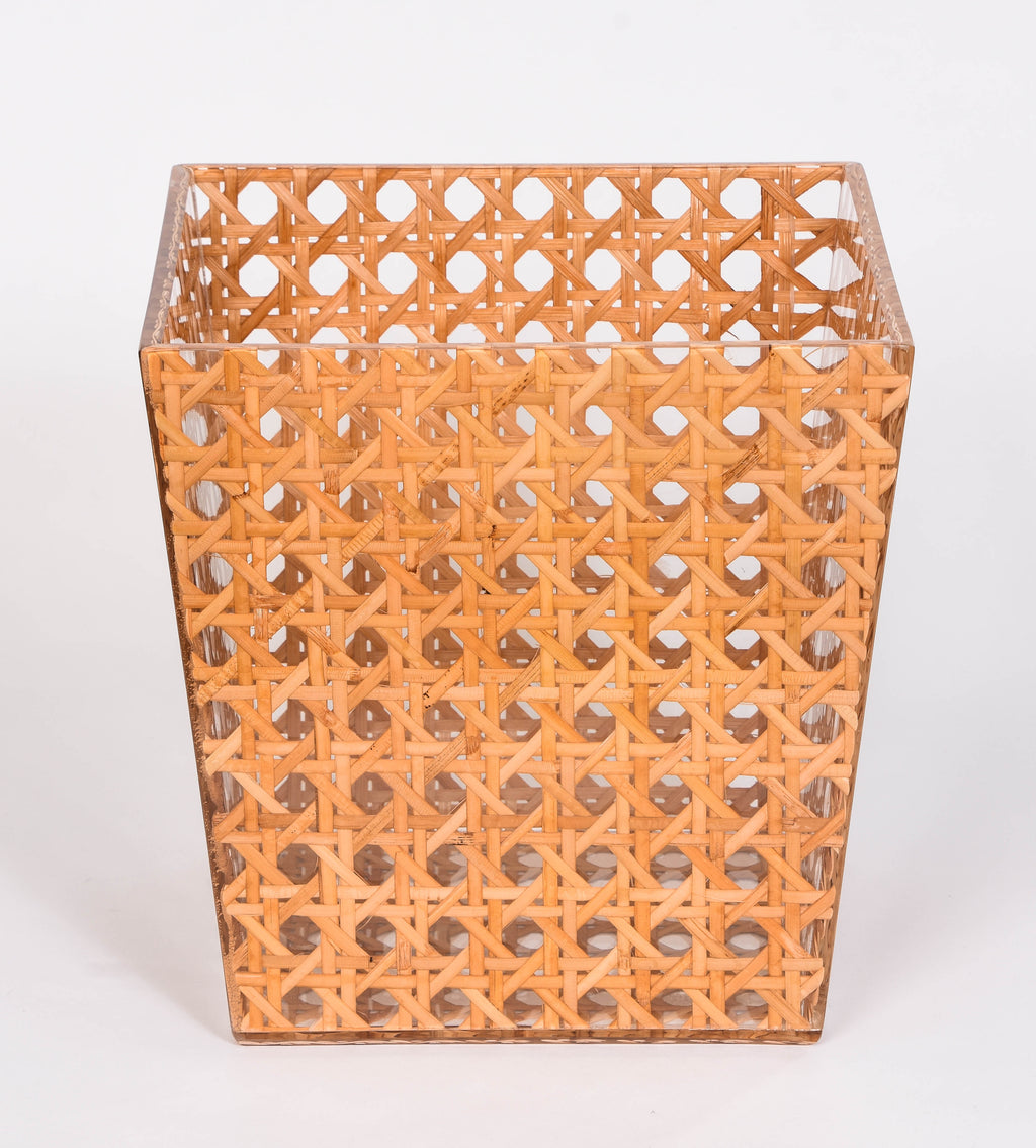 Rattan Waste Paper Basket – Fiona Finds