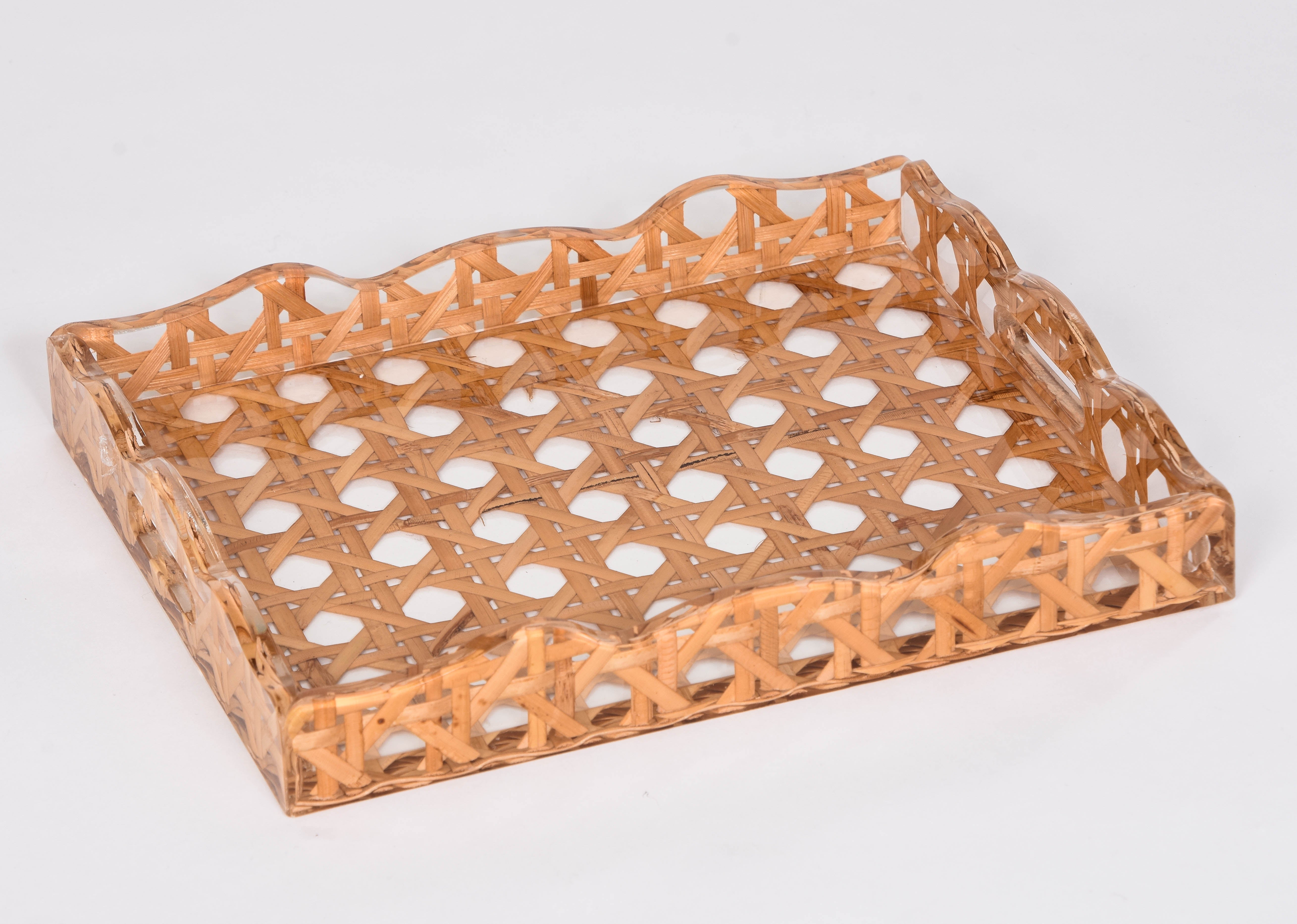 Small Rattan Tray