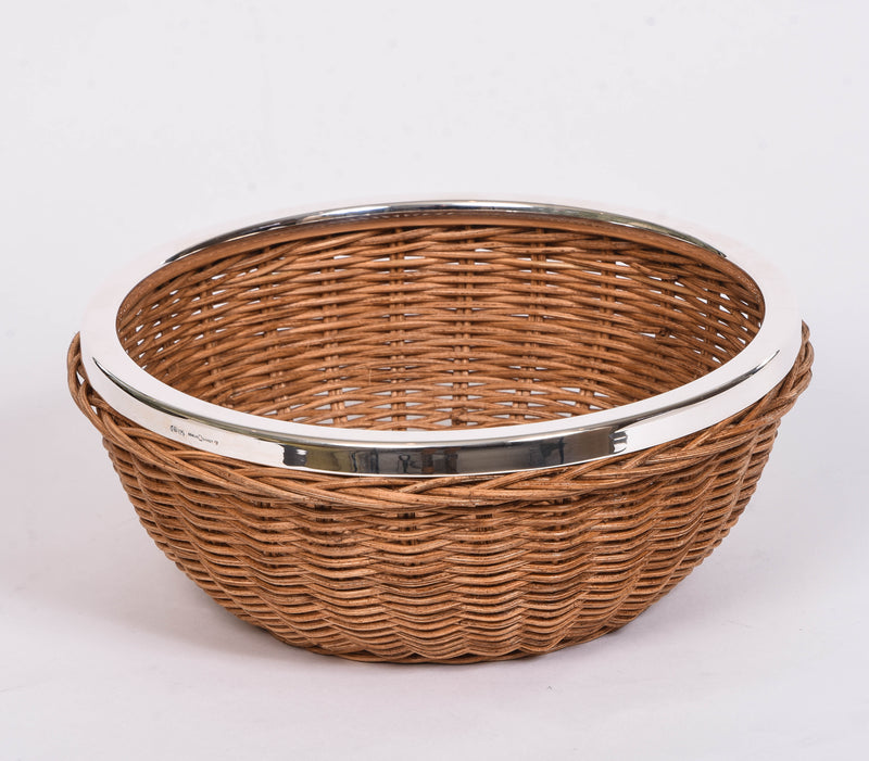 Bread Baskets with Silver Detailing