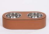 Leather Dog Bowl