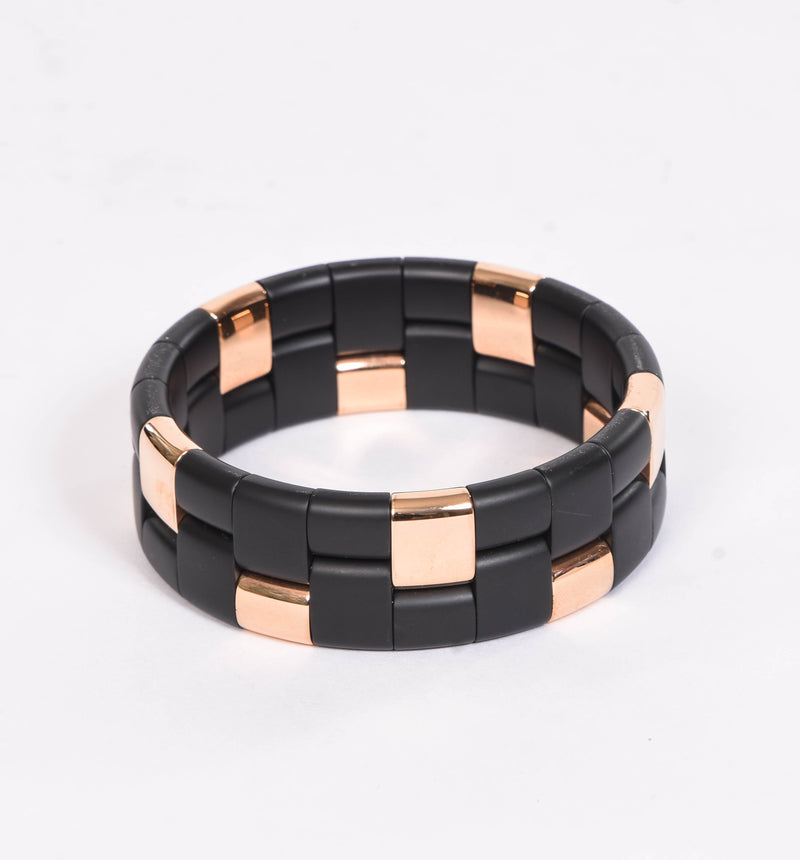 Rose Gold & Ceramic Bracelets