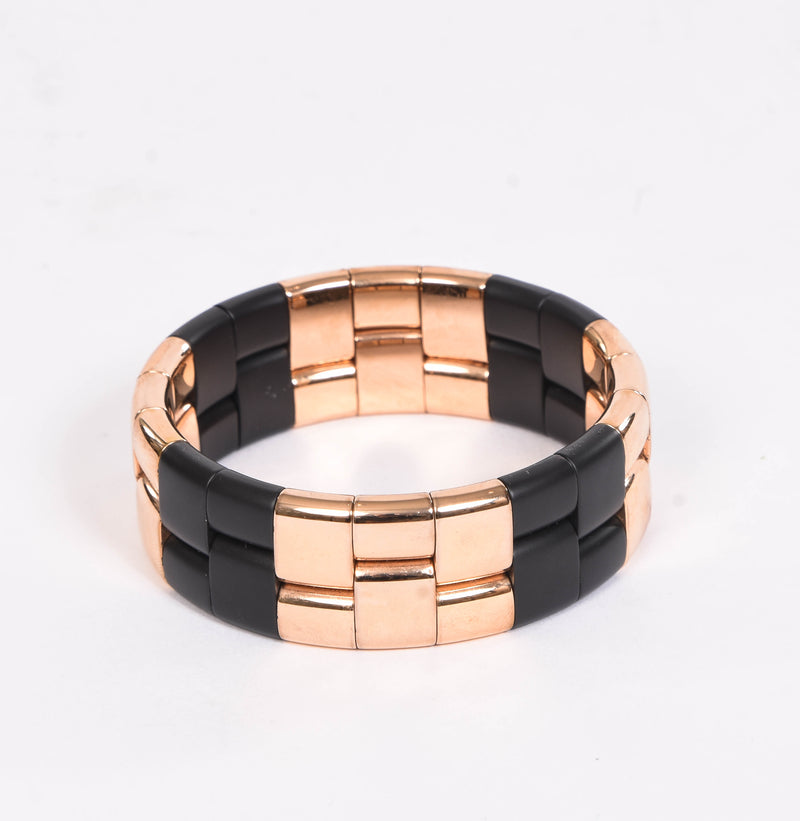 Rose Gold & Ceramic Bracelets