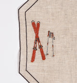Octavia Placemat with Embroidered Motif