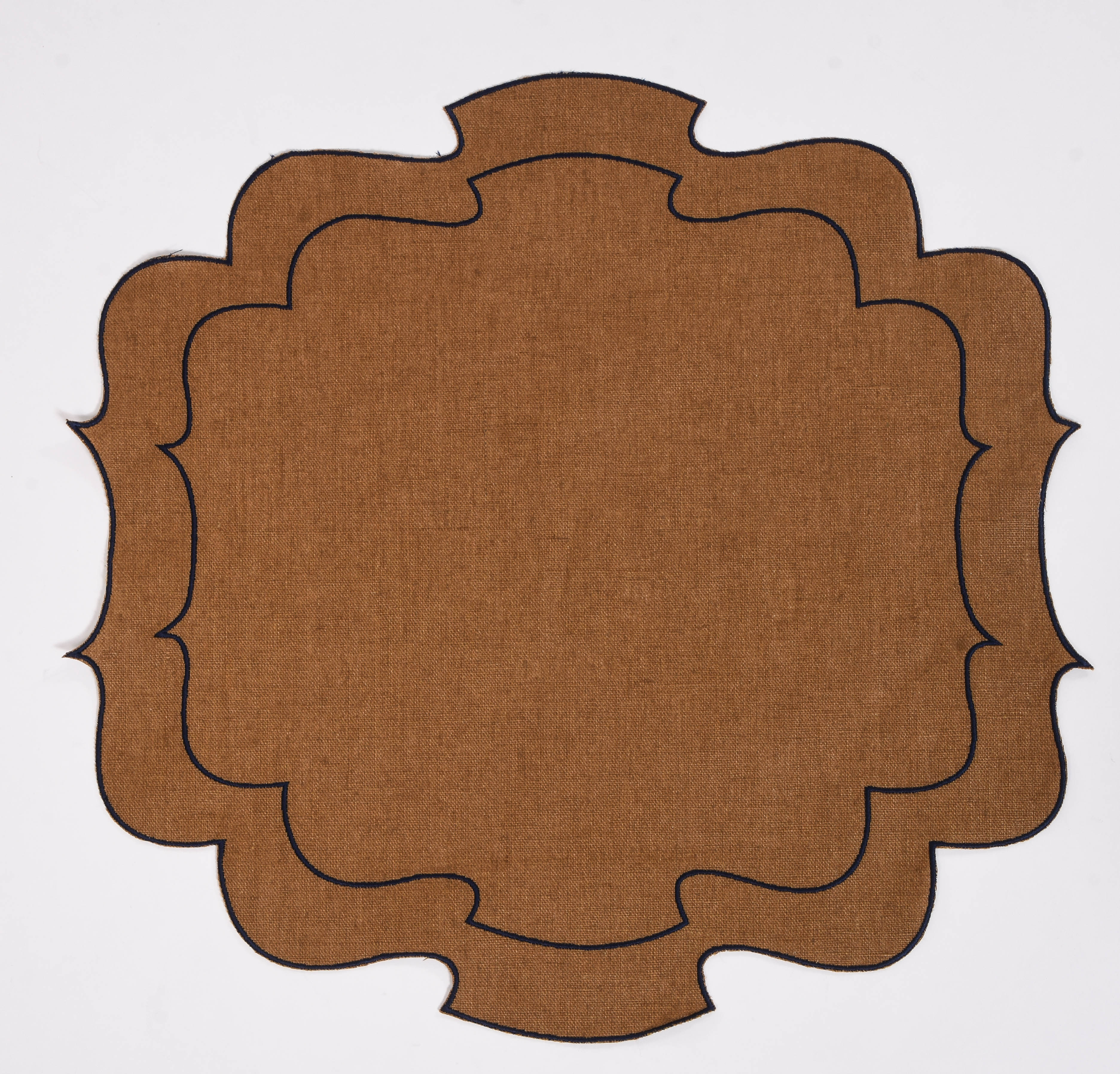 Curly Waxed Linen Placemat