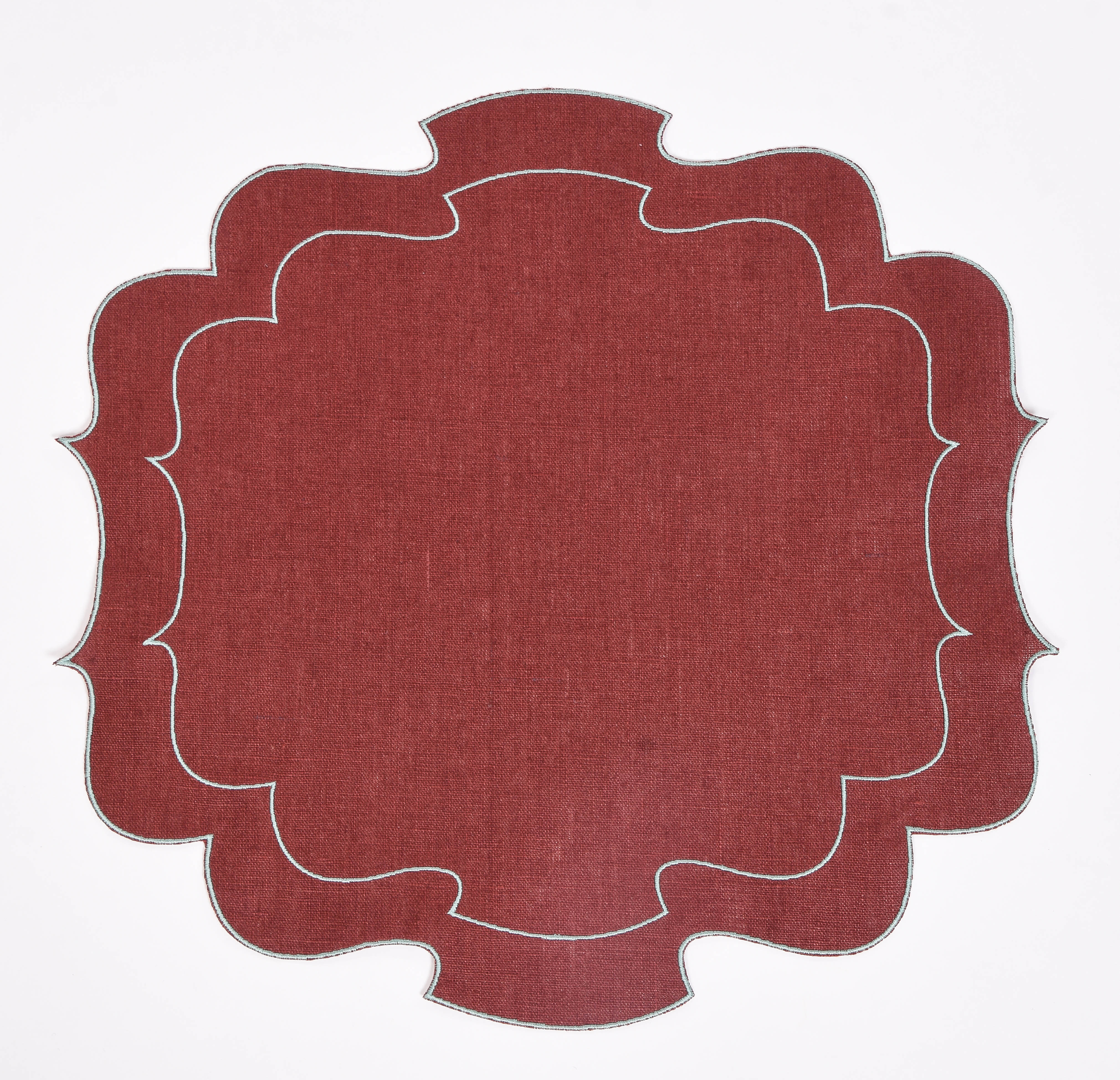 Curly Waxed Linen Placemat