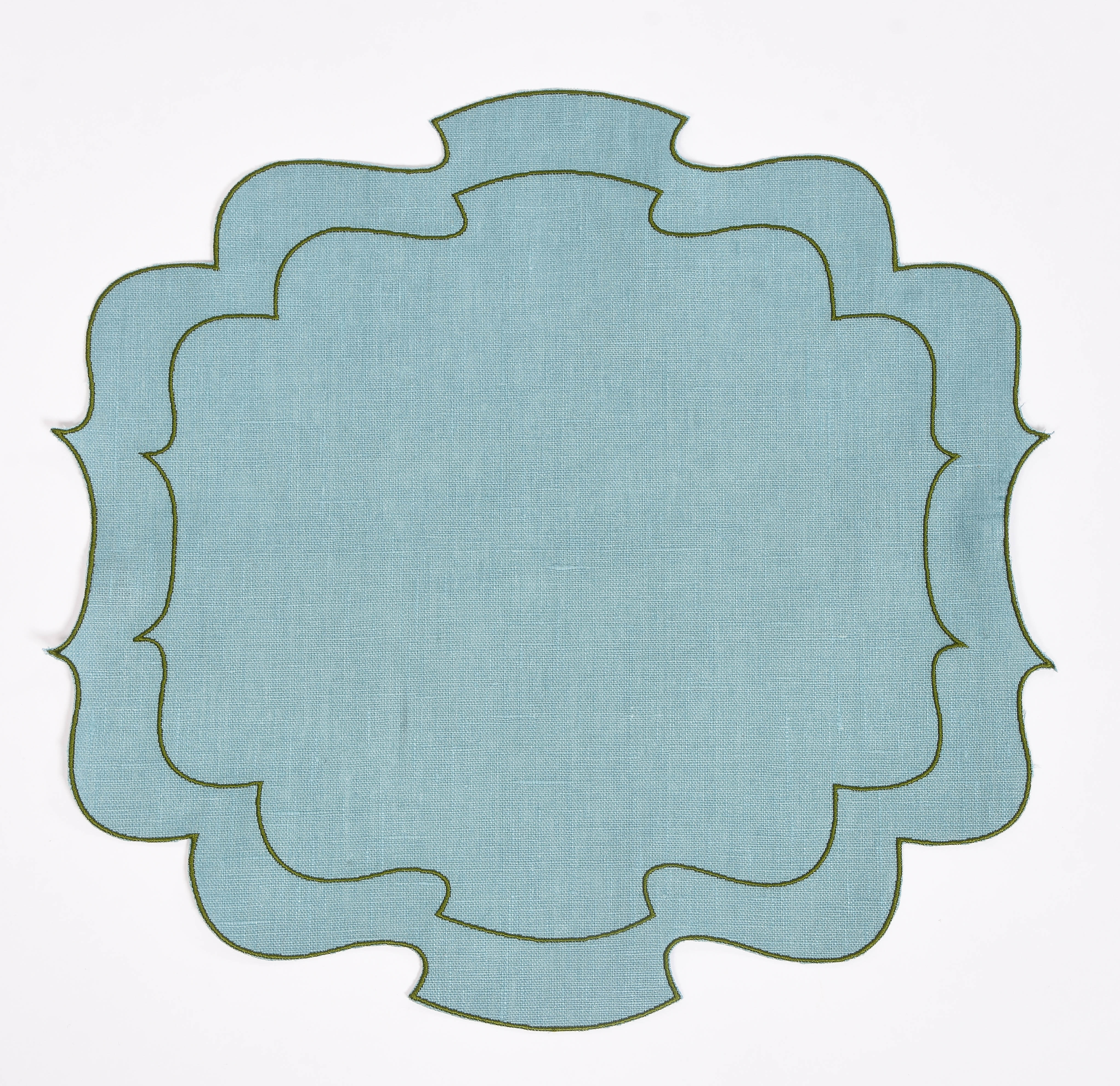 Curly Waxed Linen Placemat