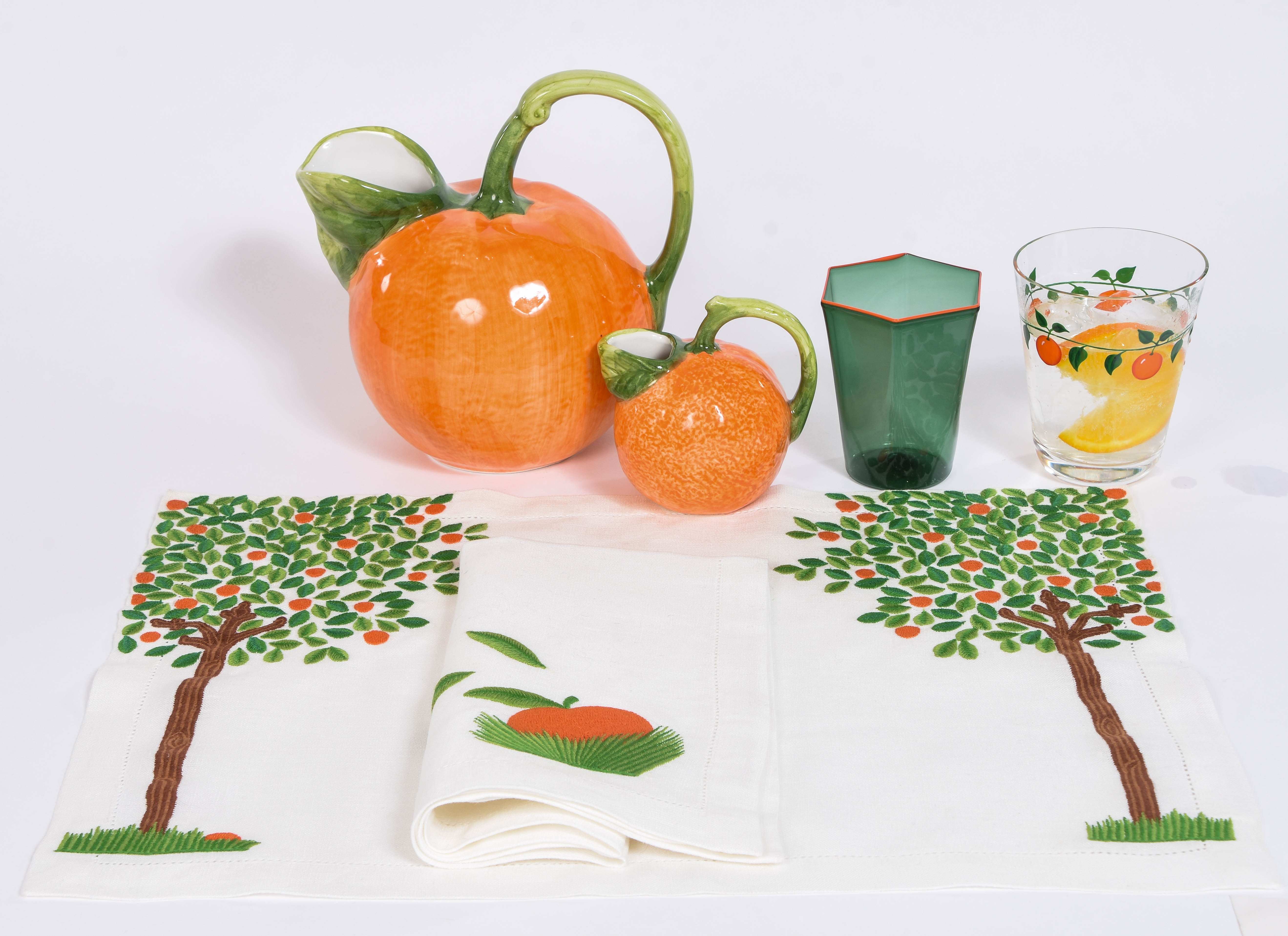 Orange Tree Placemat and Napkin