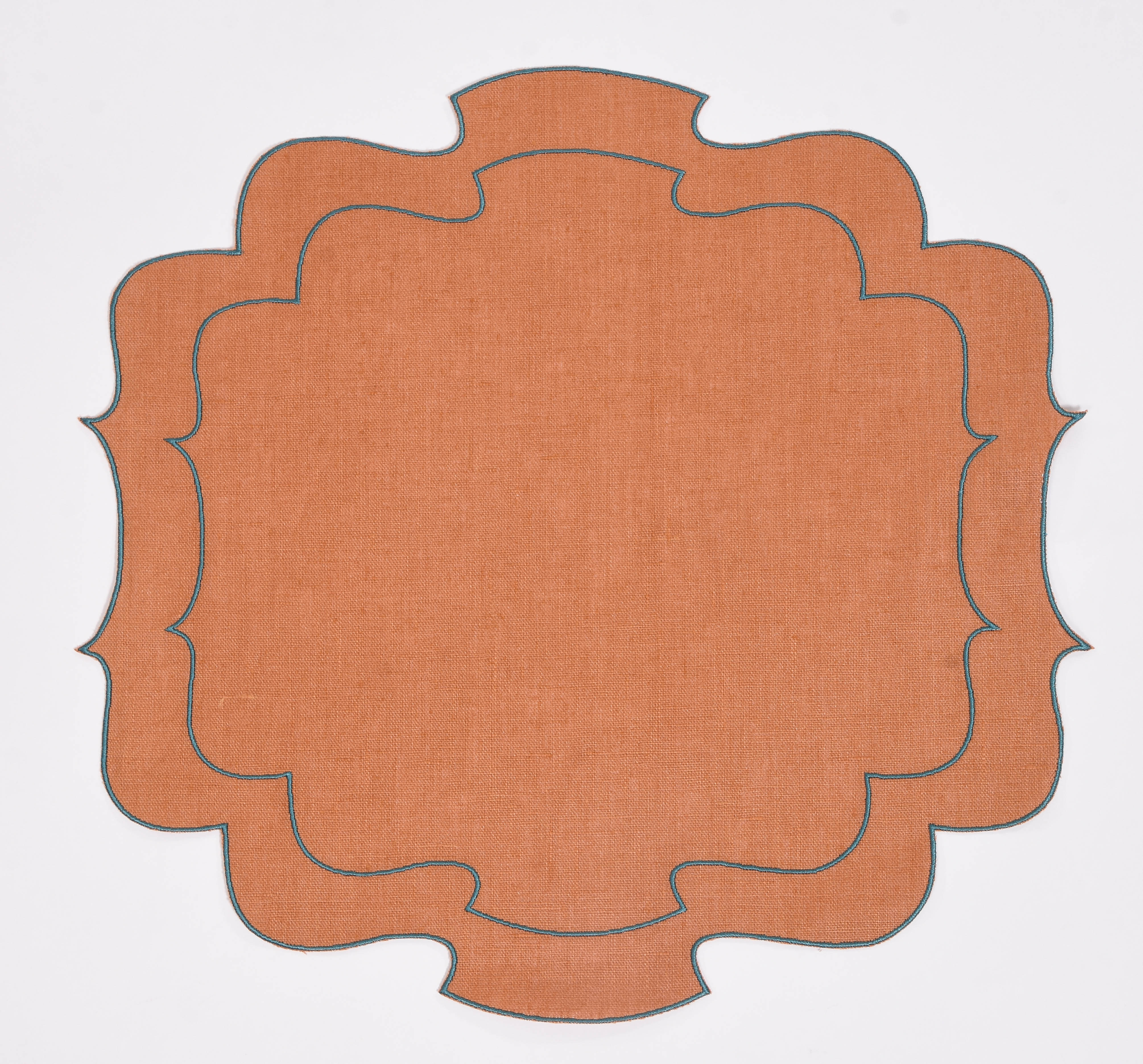 Curly Waxed Linen Placemat
